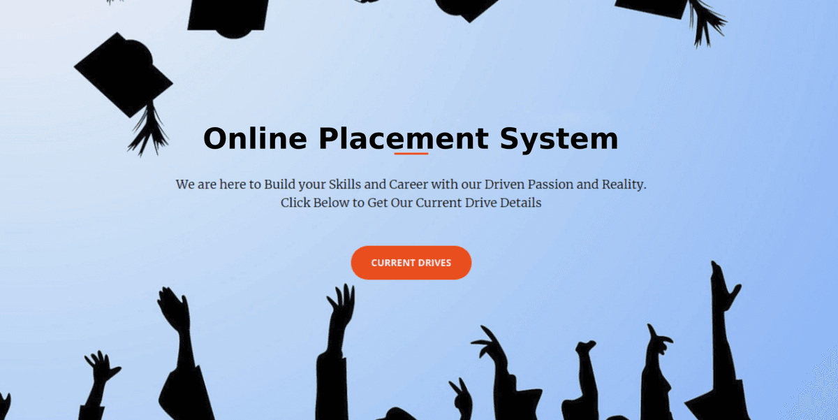 Preview of project: Online Placement System